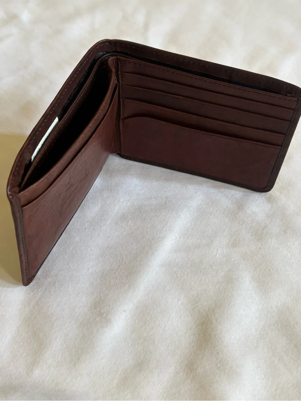 Stafford Dark Brown Leather Pocket Card & Key Holder